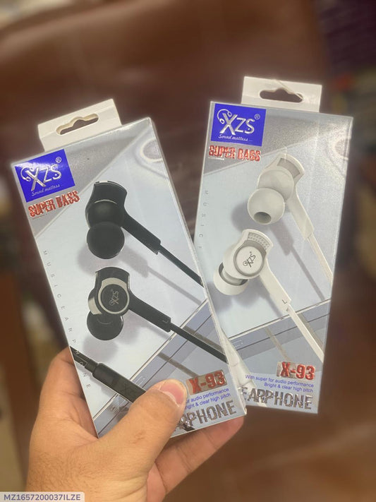 Clear Voice Wired Earphones Black 5.0