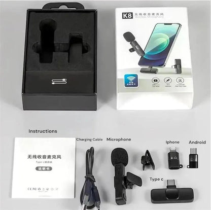 Black Microphone ABS Plastic for Accessories 5.0