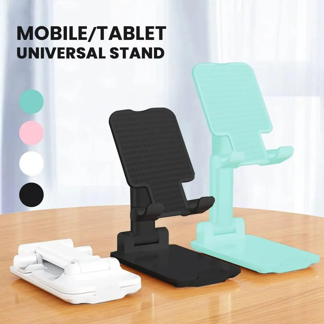 Black Mobile Stand ABS Plastic Portable Multipurpose