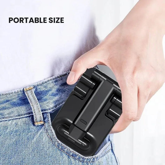 Black Mobile Stand ABS Plastic Portable Multipurpose