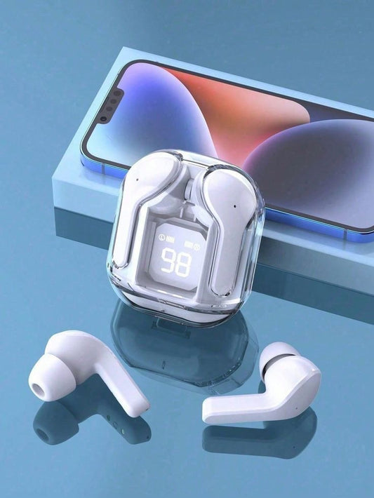 Premium Transparent AirPods Case with LED Display Cover